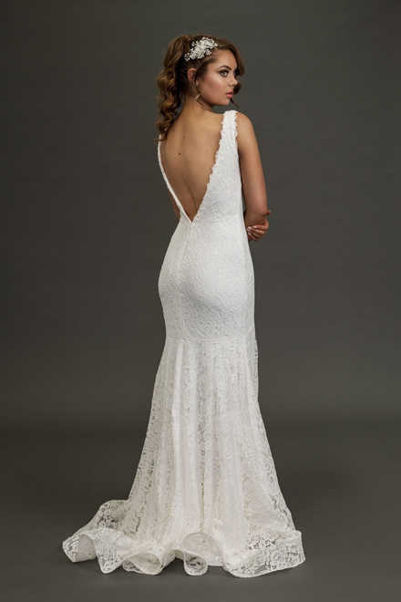 Low back wedding dresses - Bridal gowns Melbourne - Leah S