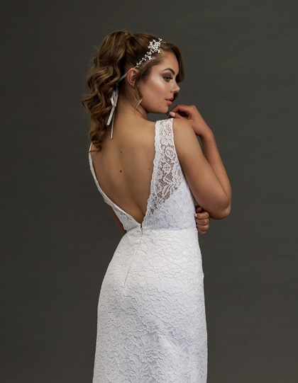 Backless wedding dresses - Low back gowns - Leah S Designs