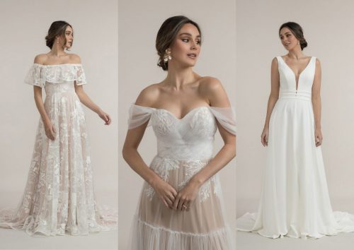 A line wedding dress styles to make you gasp Leah S Designs