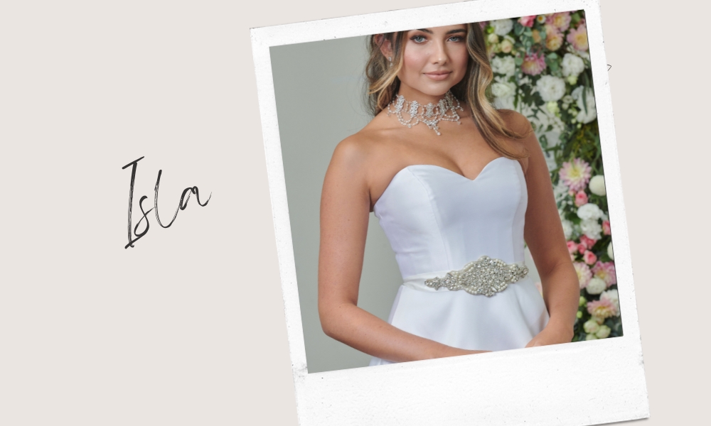 Strapless A-line bridal styles