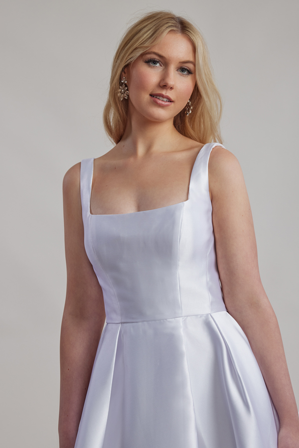 Kelly Satin Debutante Dress - Leah S Designs